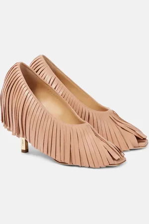 Chloé ChloÃ© Mona fringed leather pumps