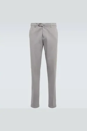 Loro Piana Pantaflat cotton slim pants