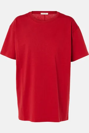 The Row Ash cotton and silk T-shirt