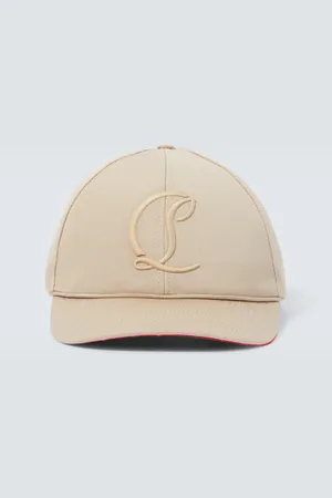 Christian Louboutin Mooncrest cotton baseball cap