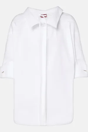 Gucci Tie-detail cotton poplin shirt
