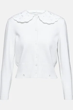 Patou Convertible wool-blend cardigan