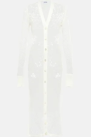 Jean Paul Gaultier Sequined net midi dress