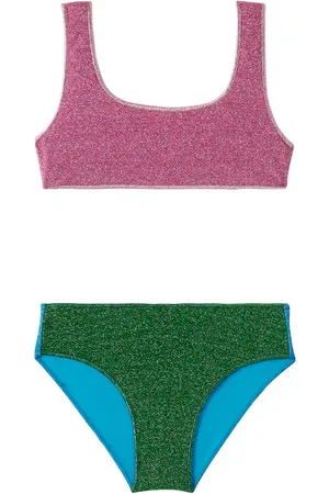 Oseree OsÃ©ree Kids LumiÃ¨re lamÃ© bikini