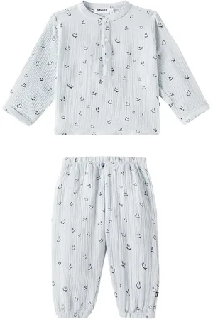 Molo Baby Enoz cotton shirt and pants set