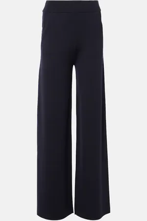 Max Mara Wilma virgin wool wide-leg pants