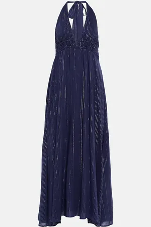 Heidi Klein Striped halterneck maxi dress
