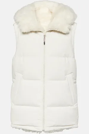 YVES SALOMON Reversible shearling down vest