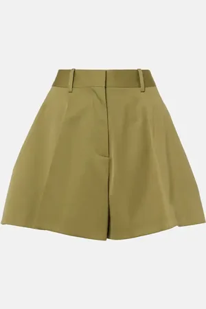 Loewe Cotton and silk gabardine shorts