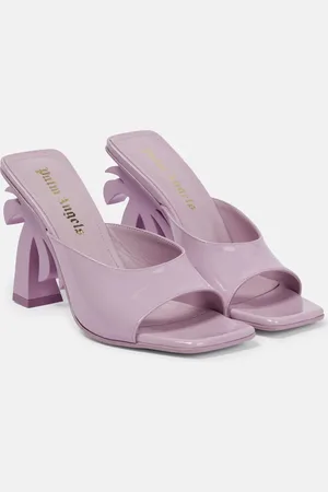 Palm Angels Palm Beach patent leather mules