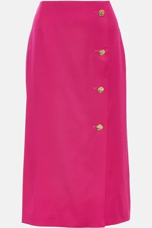 Nina Ricci Wool midi pencil skirt