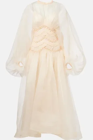 ZIMMERMANN Illuminate macramÃ© silk organza gown