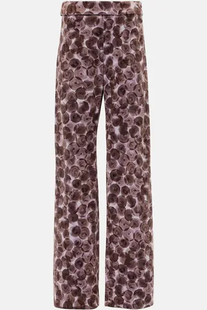 DRIES VAN NOTEN Pantera cotton-blend straight pants