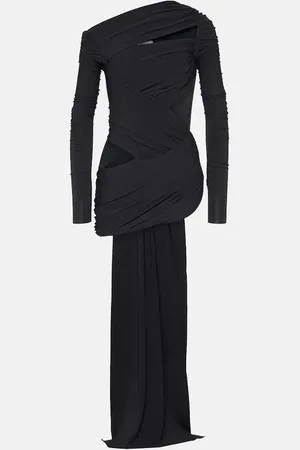 The Attico Asymmetrical draped top