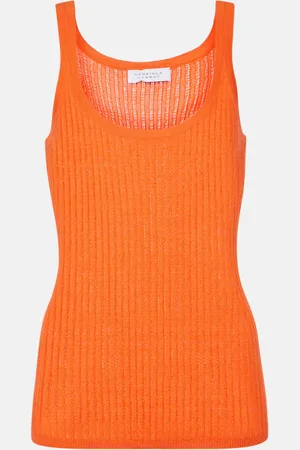 GABRIELA HEARST Nevin pointelle cashmere and silk tank top
