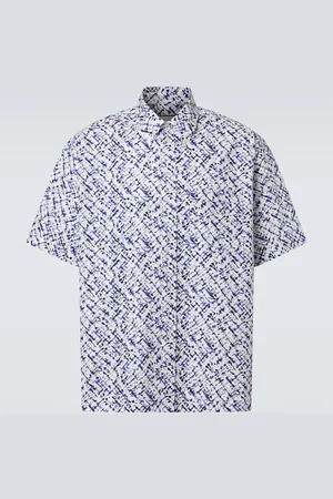 Plan C Printed cotton shirt