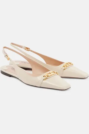 Tom Ford Patent leather slingback flats