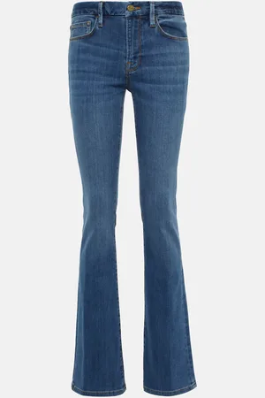Frame Le Mini Boot mid-rise jeans