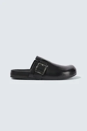 Loewe Ease Buckle leather mules