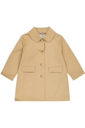 Il gufo Cotton gabardine trench coat