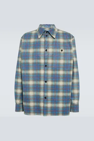 Bottega Veneta Checked leather shirt