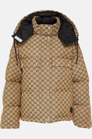 Gucci GG cotton canvas down jacket