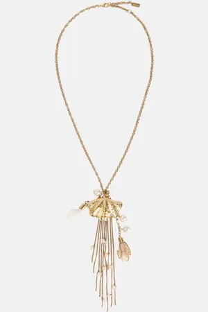 Chloé ChloÃ© ChloÃ© Shells embellished pendant necklace