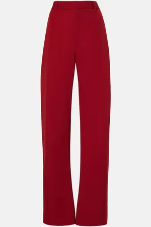 Bottega Veneta High-rise wool twill straight pants