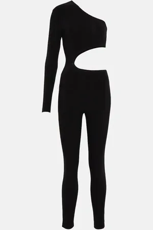 Norma Kamali Shane asymmetric catsuit