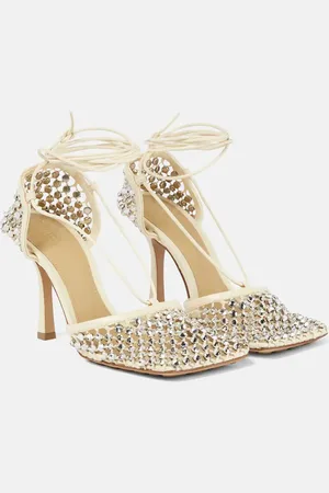 Bottega Veneta Sparkle Stretch embellished sandals