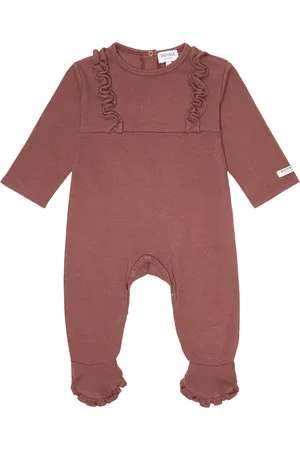 Donsje Baby Kone ruffled cotton onesie