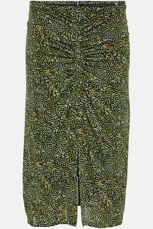 Isabel Marant Draped jersey midi skirt