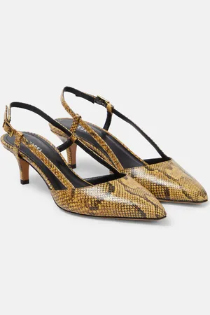 Isabel Marant Pilia leather slingback pumps