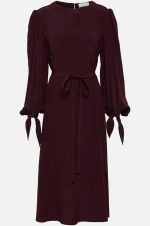 Chloé ChloÃ© Silk crÃªpe de chine midi dress