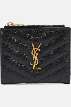 Saint Laurent Monogram zipped leather wallet