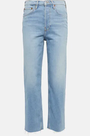 RE/DONE 70s Stove Pipe high-rise straight jeans