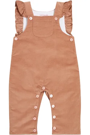 La Coqueta Baby Delphina cotton corduroy overalls