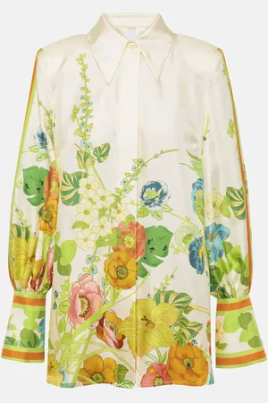 ALÉMAIS AlÃ©mais Floral silk shirt