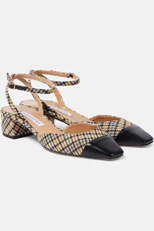 Aquazzura French Flirt 35 tartan pumps