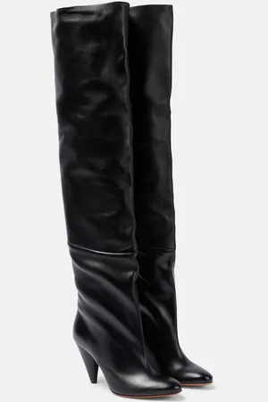 Proenza Schouler Cone leather over-the-knee boots