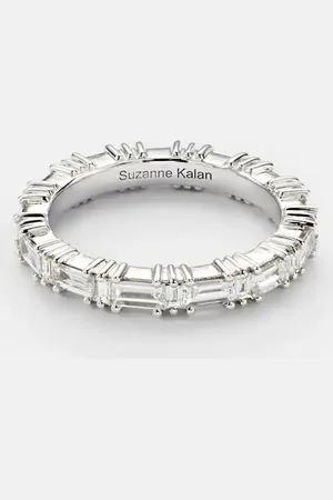 Suzanne Kalan 18kt white ring with diamonds