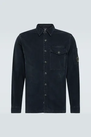 C.P. Company Lens cotton-blend corduroy shirt