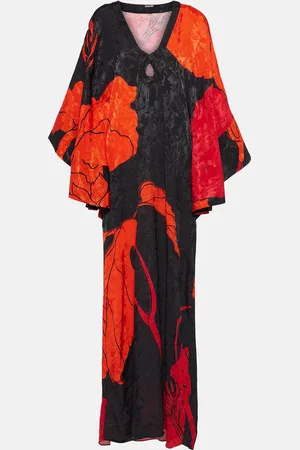 JOHANNA ORTIZ Floral jacquard maxi dress