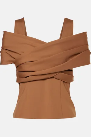 Max Mara Nespola off-shoulder top