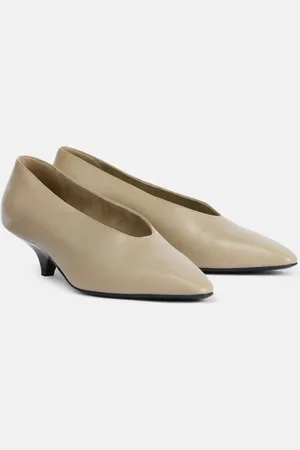 Loro Piana Rebecca leather pumps