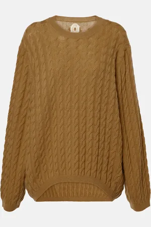 Jardin des Orangers Cable-knit wool and cashmere sweater