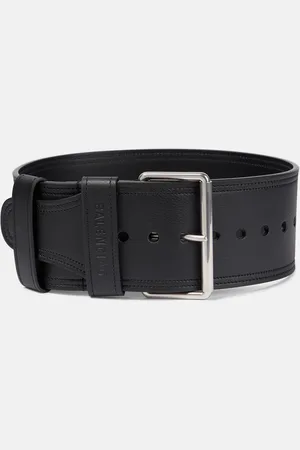 Balenciaga Force leather belt