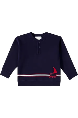 Gucci Baby embroidered cotton jersey sweatshirt