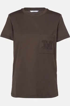 Max Mara Papaia logo cotton jersey T-shirt