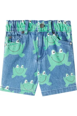 Stella McCartney Baby printed denim shorts